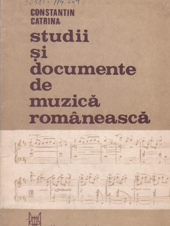 Studii si documente de muzica romaneasca