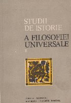 Studii istorie filosofiei universale