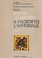 Studii istorie filozofiei universale