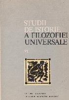 Studii istorie filozofiei universale