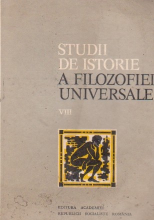 Studii de istorie a filozofiei universale, VIII