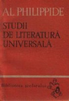 Studii de literatura universala