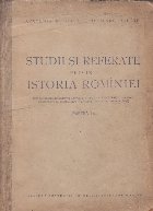 Studii Referate Privind Istoria Rominiei