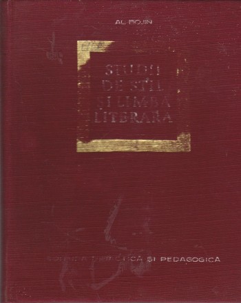 Studii de stil si limba literara. Arghezi, Goga, Camil Petrescu, Cosbuc, Vlahuta