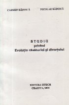 Studiu privind Evolutia casatoriei divortului