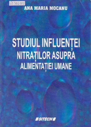 Studiul influentei nitratilor asupra alimentatiei umane