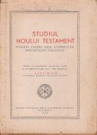 Studiul Noului Testament manual pentru