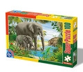 Super Puzzle 100 - Animale salbatice - Elefantul (24 x 28.8 cm)