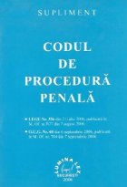 Supliment Codul Procedura Penala