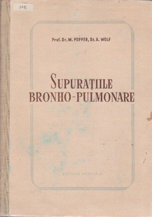 Supuratiile Bronho-Pulmonare