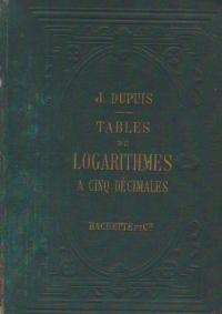 Table De Logarithmes A Cinq Decimales