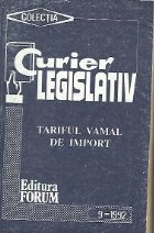 Tariful vamal import Index alfabetic