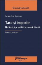 Taxe impozite Dobanzi penalitati materie