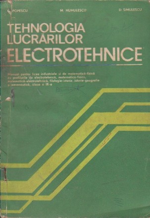 Tehnologia Lucrarilor Electrotehnice