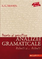 Teoria și practica analizei gramaticale. Distincții și… distincții