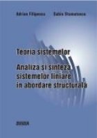 Teoria sistemelor Analiza sinteza sistemelor