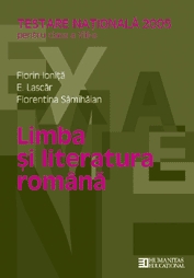 Testare Nationala 2006. Limba si literatura   Clasa a VIII-a