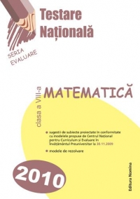 Testare Nationala - Matematica clasa a VIII-a (Marius Lobaza)