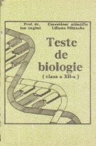 Teste de biologie, Clasa a XII-a