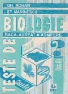 Teste biologie pentru bacalaureat admiterea