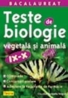 Teste biologie vegetala animala clasele