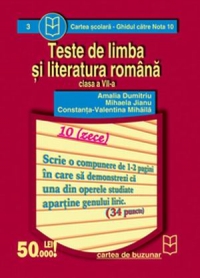 Teste de limba si literatura roman (clasa a VII-a)