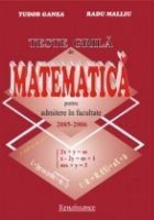 Teste grila matematica pentru admitere