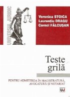 Teste grila pentru admiterea magistratura