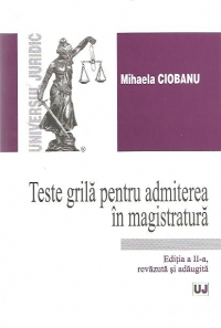 Teste grila pentru admiterea in magistartura, Editia a II-a ravazuta si adaugita