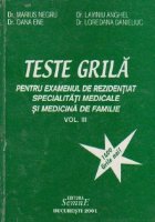 Teste grila pentru examenul rezidentiat