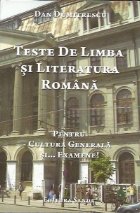 Teste Limba Literatura Romana Pentru