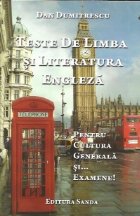 Teste limba literatura engleza pentru