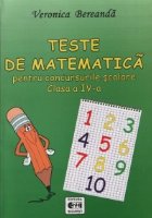 Teste matematica pentru concursurile scolare