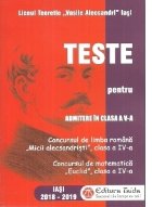 Teste pentru admitere in clasa a V-a. Concursul de limba romana, Micii alecsandristi pentru clasa a IV-a. Conc