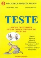 Teste pentru dezvoltarea intelectuala copilului