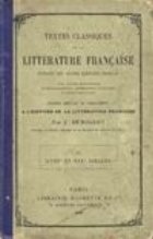 Textes classiques litterature francaise extraits