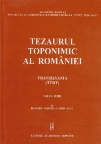 Tezaurul toponimic al Romaniei