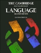 The Cambridge Encyclopedia Language (2nd