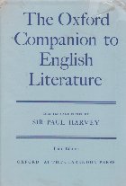 The English Companion to English Literature (Sir Paul Harvey)