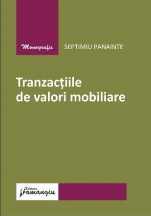 Tranzacţiile de valori mobiliare