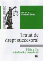 Tratat drept succesoral Editia actualizata