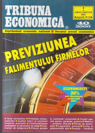 Tribuna Economica, Nr. 40/2000