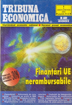 Tribuna Economica, Nr. 12/2001