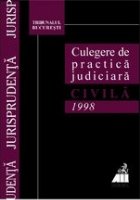 Tribunalul Bucuresti. Culegere de practica judiciara civila, 1998