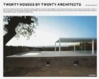 Twenty Houses by Twenty Architects