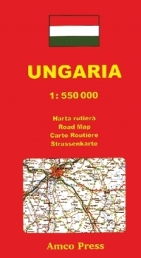 UNGARIA - Harta rutiera (Scara: 1:550.000/dim. 60x90 cm) (HR05)