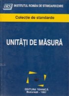 Unitati masura Colectie standarde