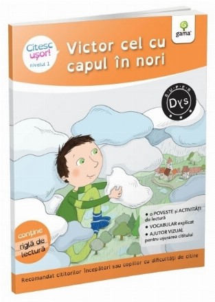 Victor cel cu capul in nori. Citesc usor! Nivelul 1