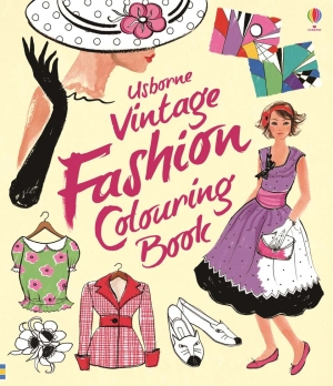 Vintage fashion colouring book