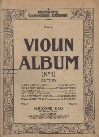 Violin Album, Nr. 1 Book 2